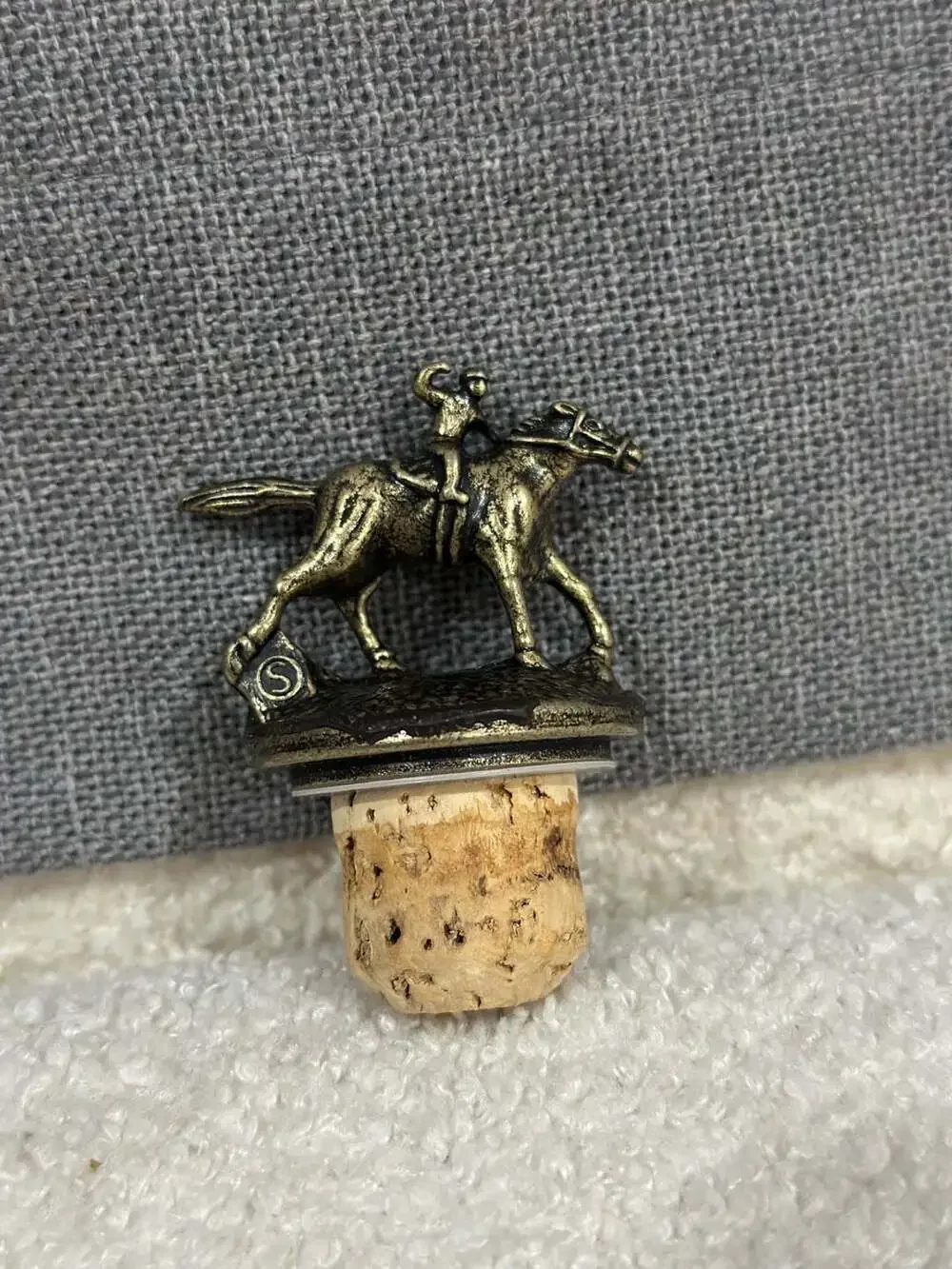 Blanton's Single Barrel Bourbon Whiskey Bottle Stopper - Letter S